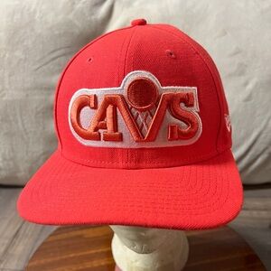 Cleveland Cavaliers New Era 9Fifty Hardwood Classics Salmon color snapback hat